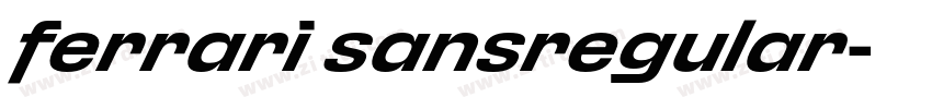 ferrari sansregular字体转换 ferrari sansregular字体转换